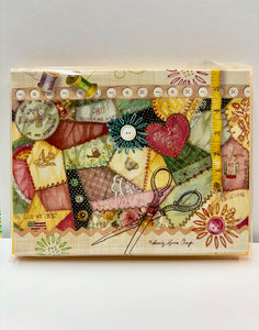 Note Cards Crazy Quilt