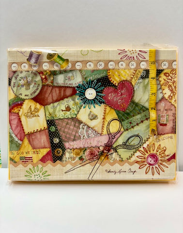 Note Cards Crazy Quilt