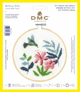 DMC Cross Stitch Exotic Flowers Kit