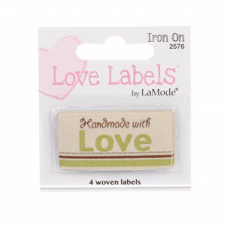Iron On Labels 2576 Handmade With Love