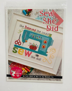 Cross Stitch Pattern Sew She Did