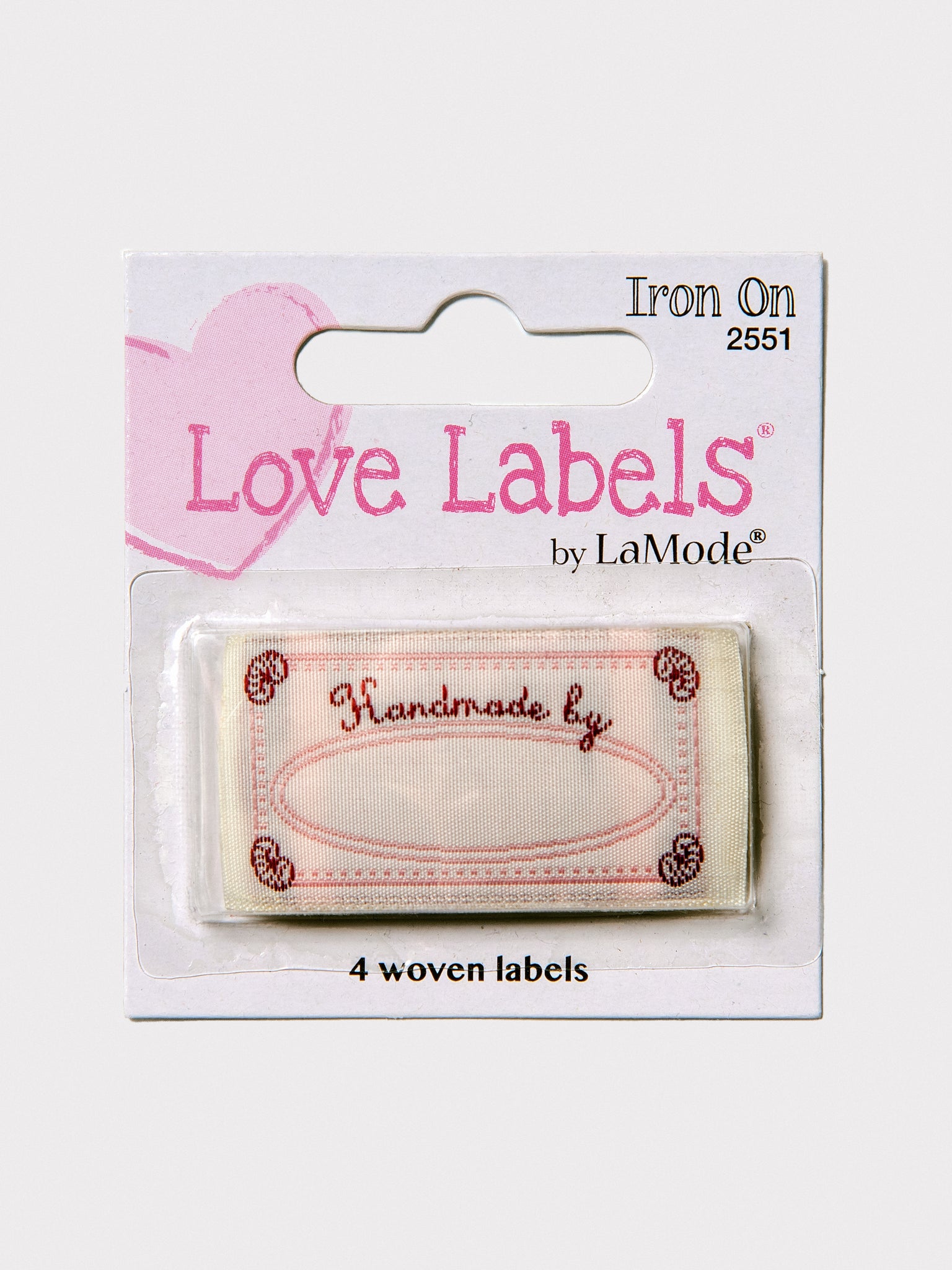 Iron On Labels 2557 Handmade By