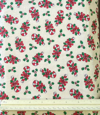 Fabric Christmas Candy Canes